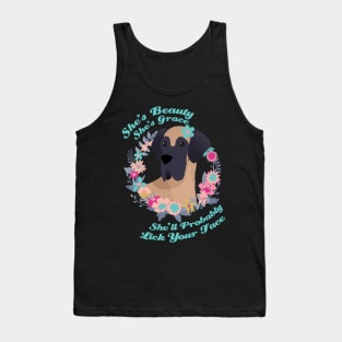 Great Dane: She's Beauty, She's Grace Tank Top